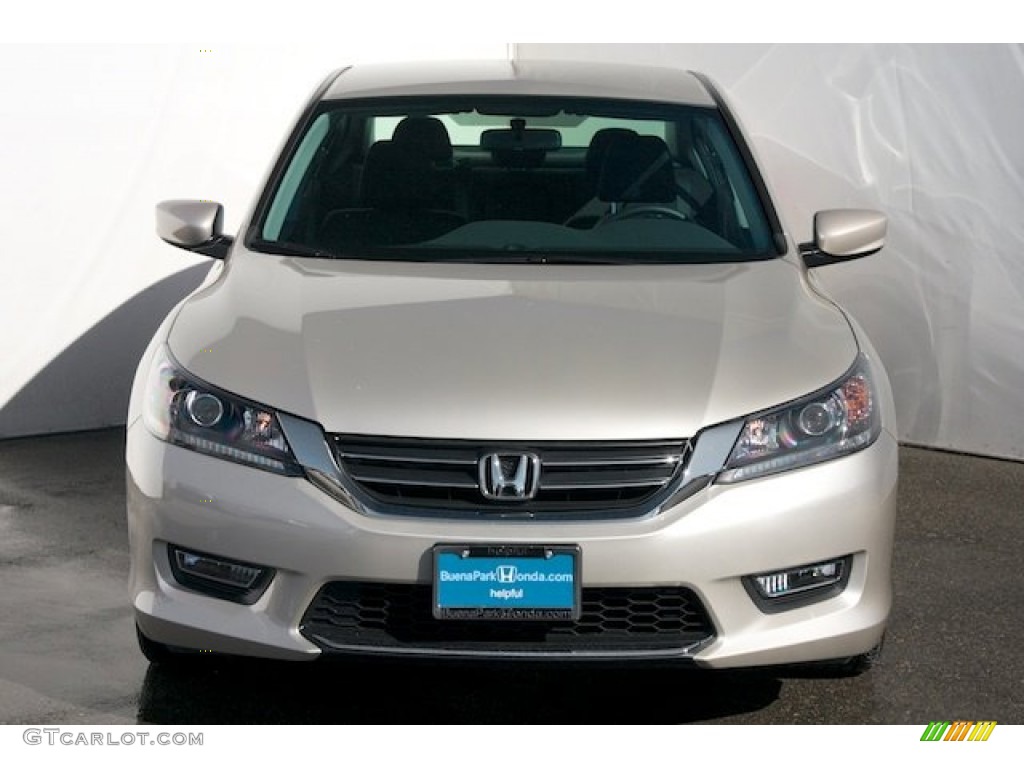 2014 Accord Sport Sedan - Champagne Frost Pearl / Black photo #2