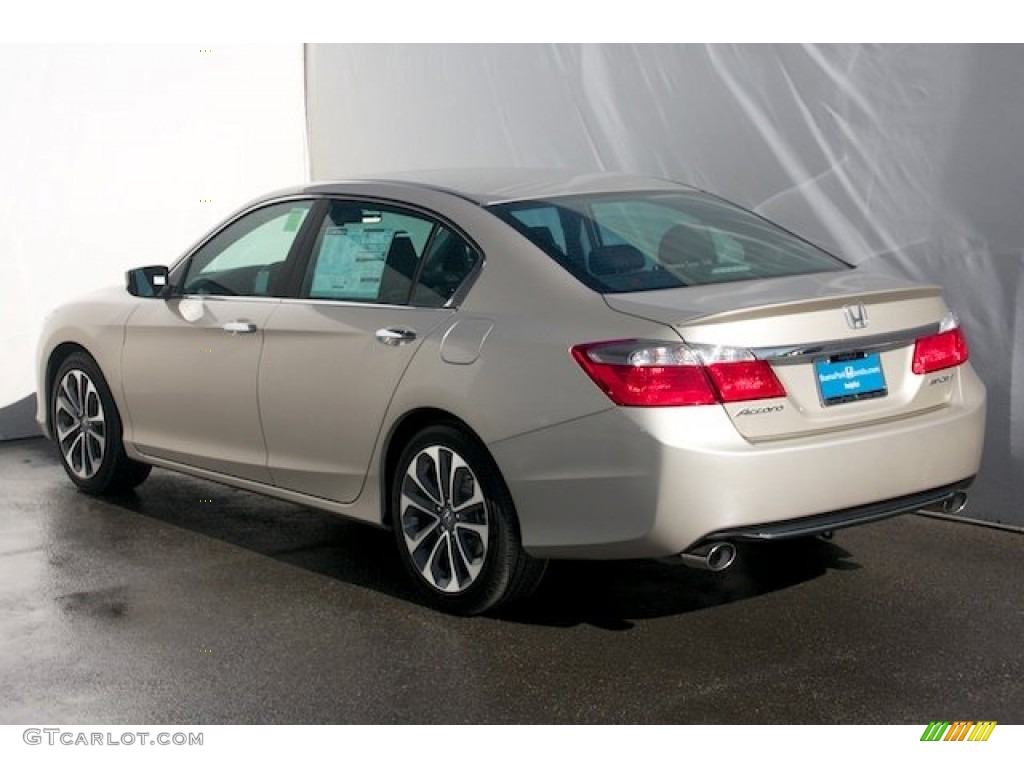 2014 Accord Sport Sedan - Champagne Frost Pearl / Black photo #5