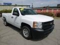 Summit White - Silverado 1500 Work Truck Regular Cab Photo No. 2