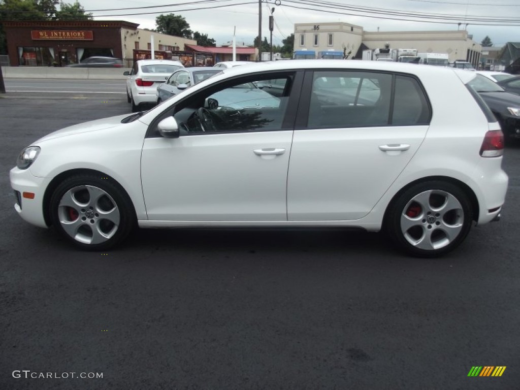 2010 GTI 4 Door - Candy White / Titan Black Leather photo #15