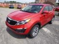 2015 Signal Red Kia Sportage LX AWD  photo #4