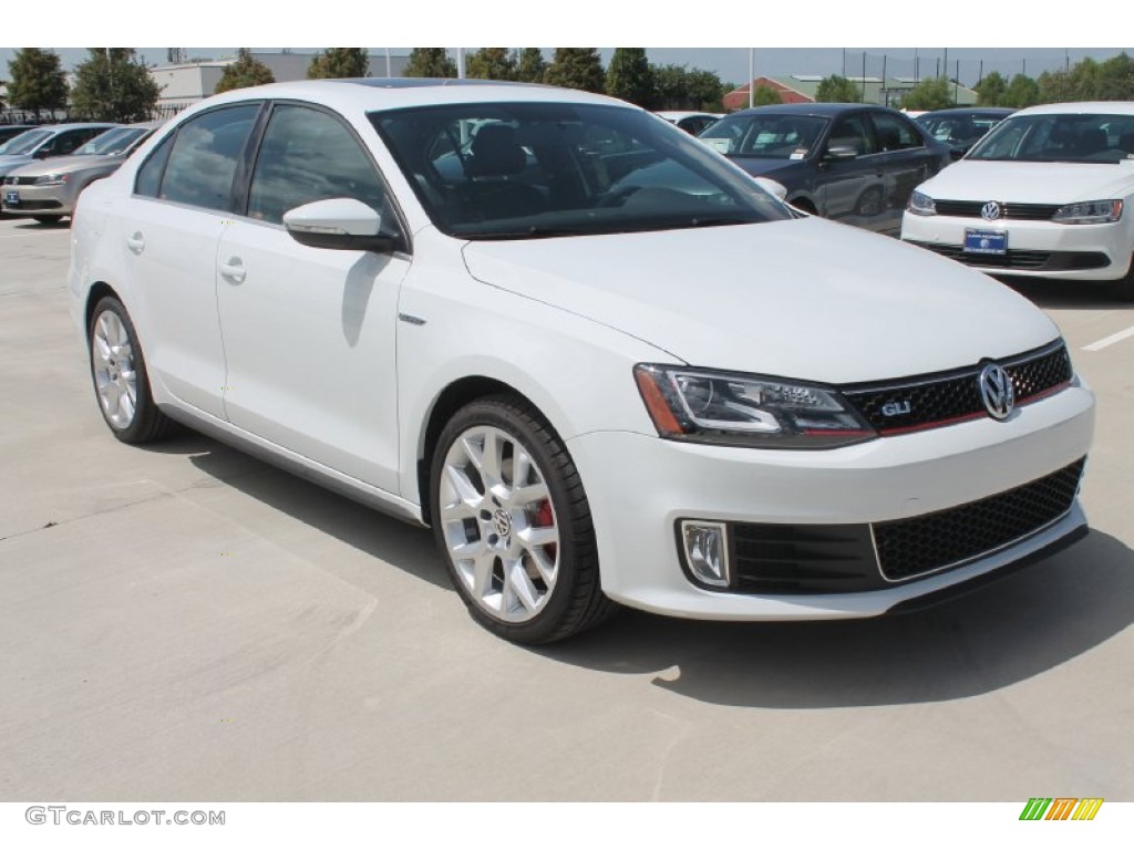 2014 Jetta GLI Autobahn - Pure White / Titan Black photo #1