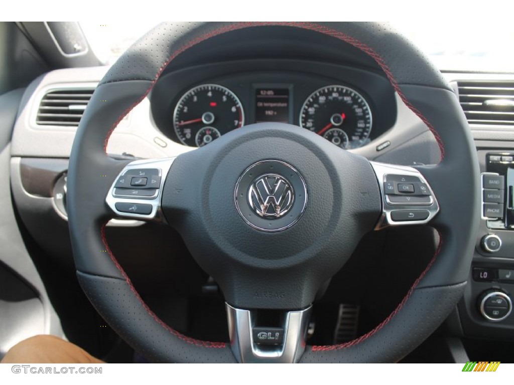 2014 Jetta GLI Autobahn - Pure White / Titan Black photo #17