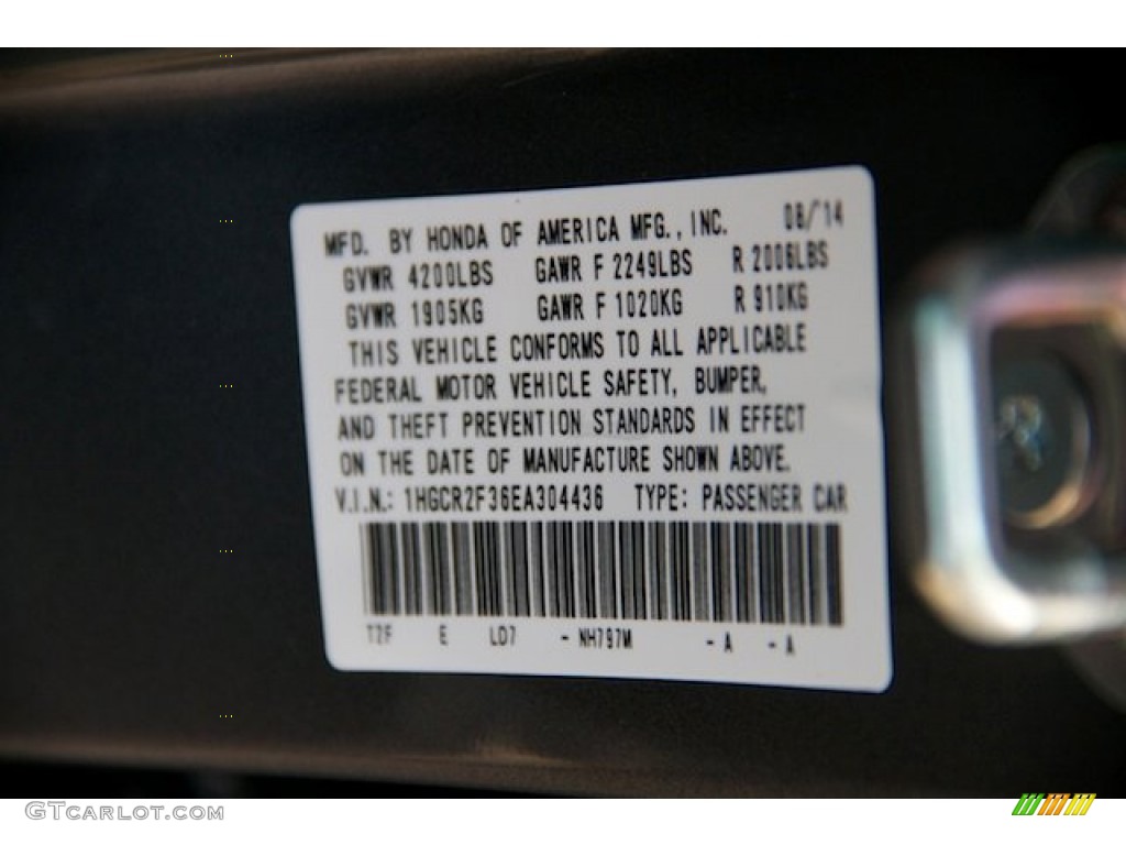 2014 Accord LX Sedan - Modern Steel Metallic / Black photo #20