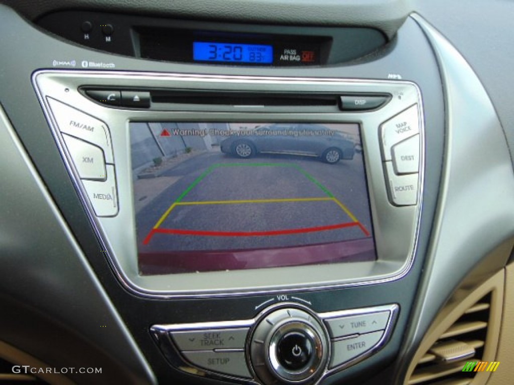 2013 Elantra Limited - Sparkling Ruby / Beige photo #18