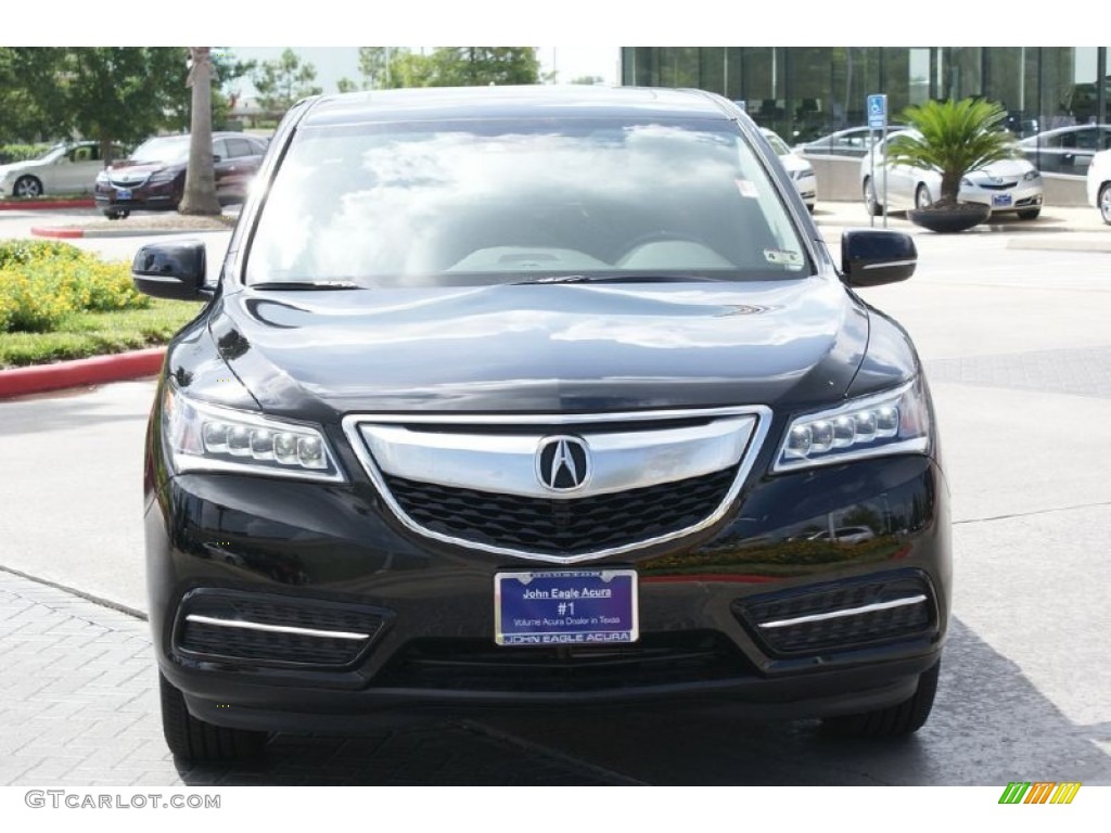 2015 MDX SH-AWD Technology - Crystal Black Pearl / Ebony photo #3