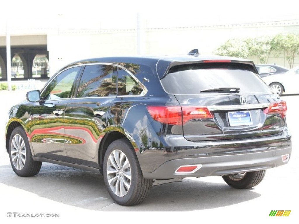 2015 MDX SH-AWD Technology - Crystal Black Pearl / Ebony photo #6