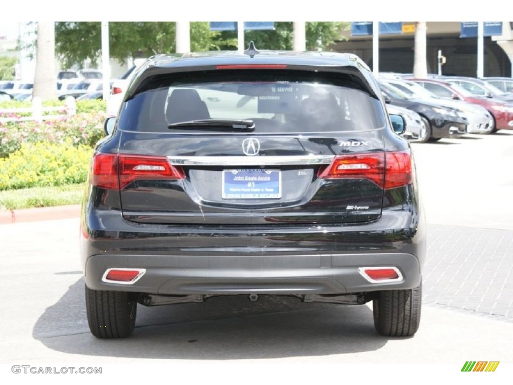 2015 MDX SH-AWD Technology - Crystal Black Pearl / Ebony photo #7