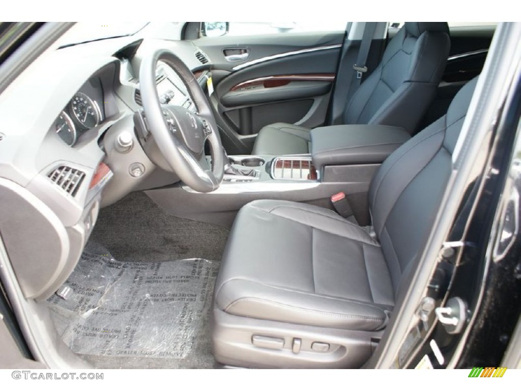 2015 MDX SH-AWD Technology - Crystal Black Pearl / Ebony photo #13