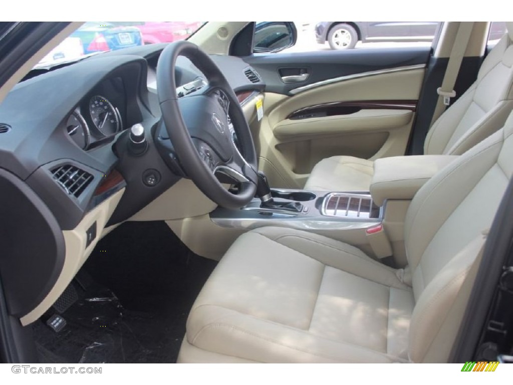 2015 MDX SH-AWD Technology - Crystal Black Pearl / Parchment photo #11