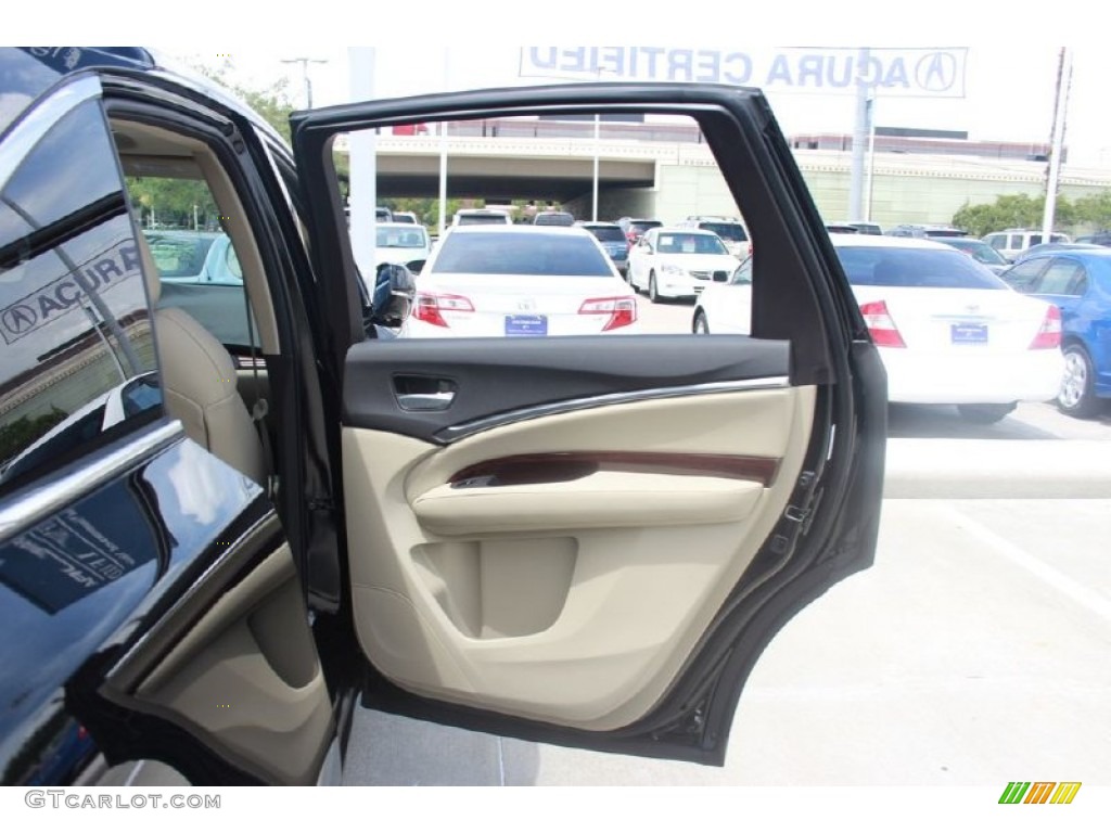 2015 MDX SH-AWD Technology - Crystal Black Pearl / Parchment photo #16