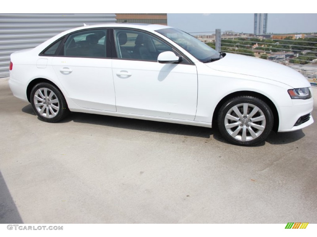 Ibis White 2012 Audi A4 2.0T quattro Sedan Exterior Photo #96674192