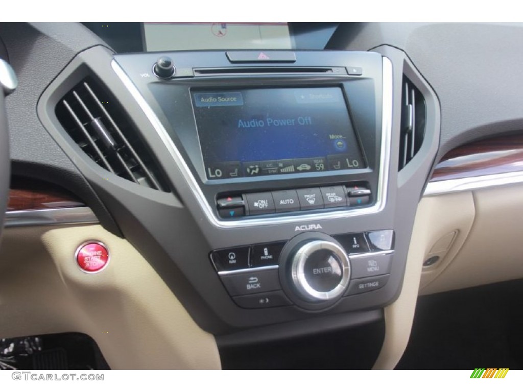 2015 MDX SH-AWD Technology - Crystal Black Pearl / Parchment photo #27
