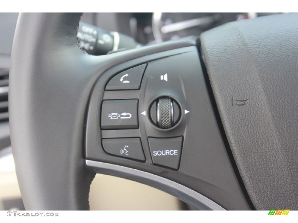 2015 MDX SH-AWD Technology - Crystal Black Pearl / Parchment photo #30