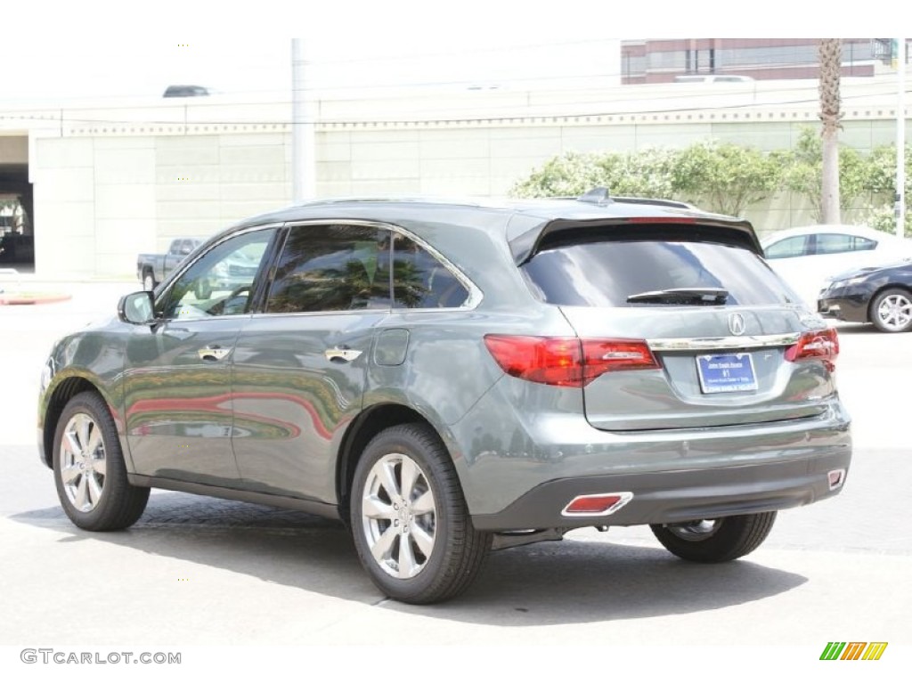 2015 MDX SH-AWD Advance - Forest Mist Metallic / Eucalyptus photo #5
