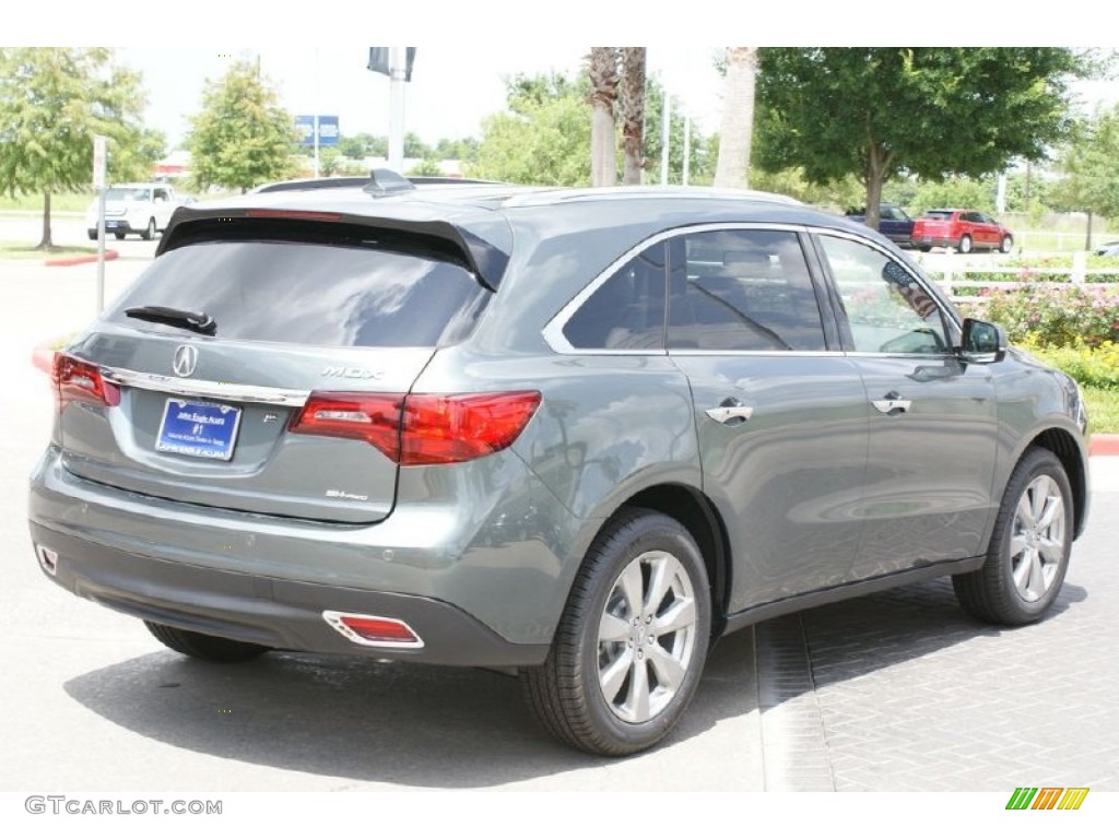 2015 MDX SH-AWD Advance - Forest Mist Metallic / Eucalyptus photo #7