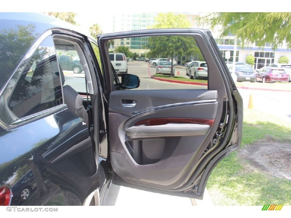 2015 MDX Technology - Crystal Black Pearl / Ebony photo #16