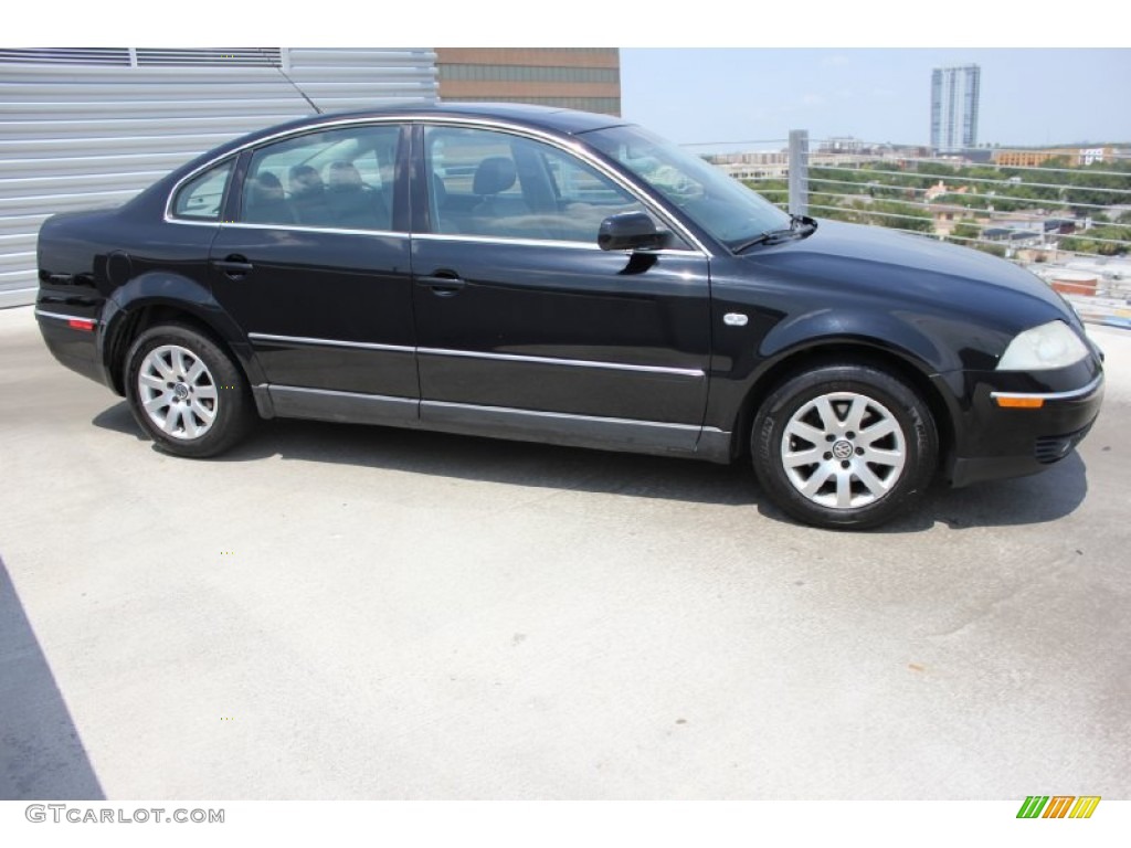 Black 2003 Volkswagen Passat GLS Sedan Exterior Photo #96677735