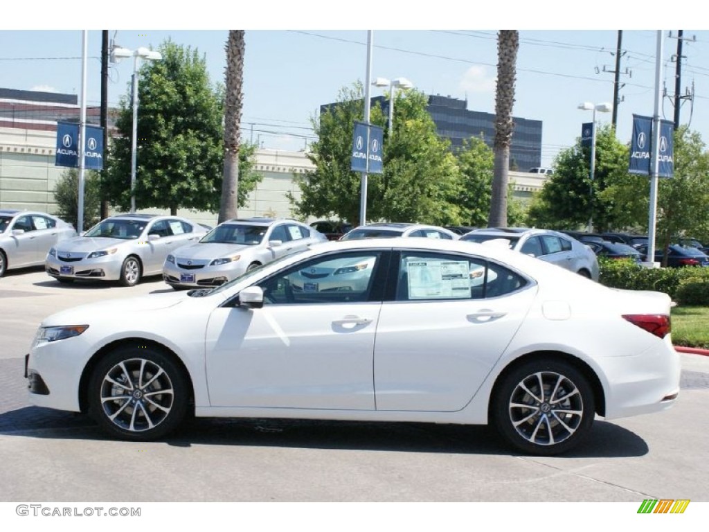 2015 TLX 3.5 - Bellanova White Pearl / Graystone photo #5