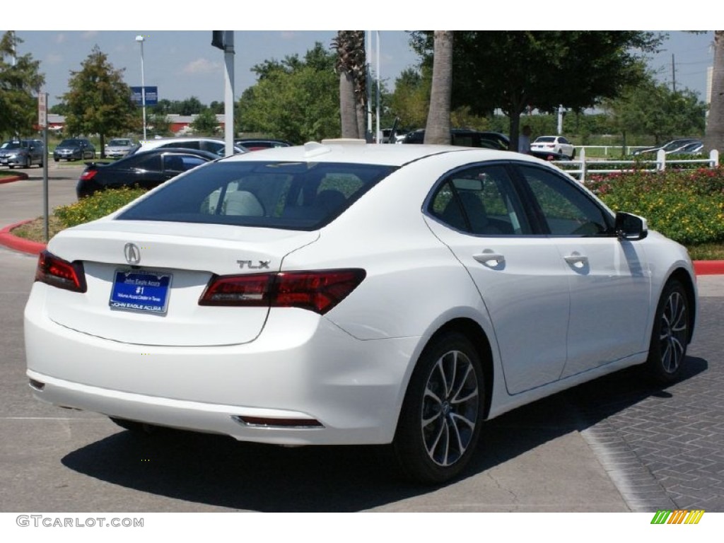 2015 TLX 3.5 - Bellanova White Pearl / Graystone photo #8