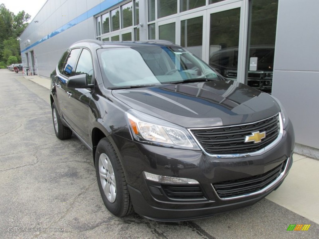 Tungsten Metallic 2015 Chevrolet Traverse LS Exterior Photo #96681673