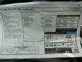 2015 Audi A4 2.0T Premium Window Sticker