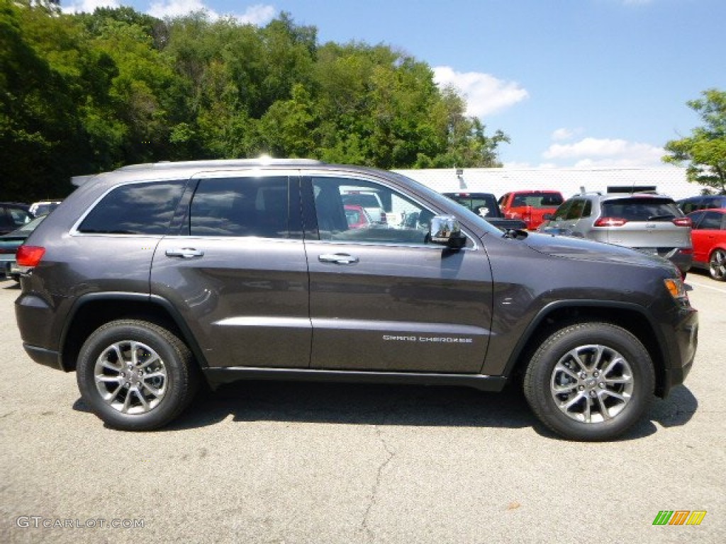 Granite Crystal Metallic 2015 Jeep Grand Cherokee Limited 4x4 Exterior Photo #96683812