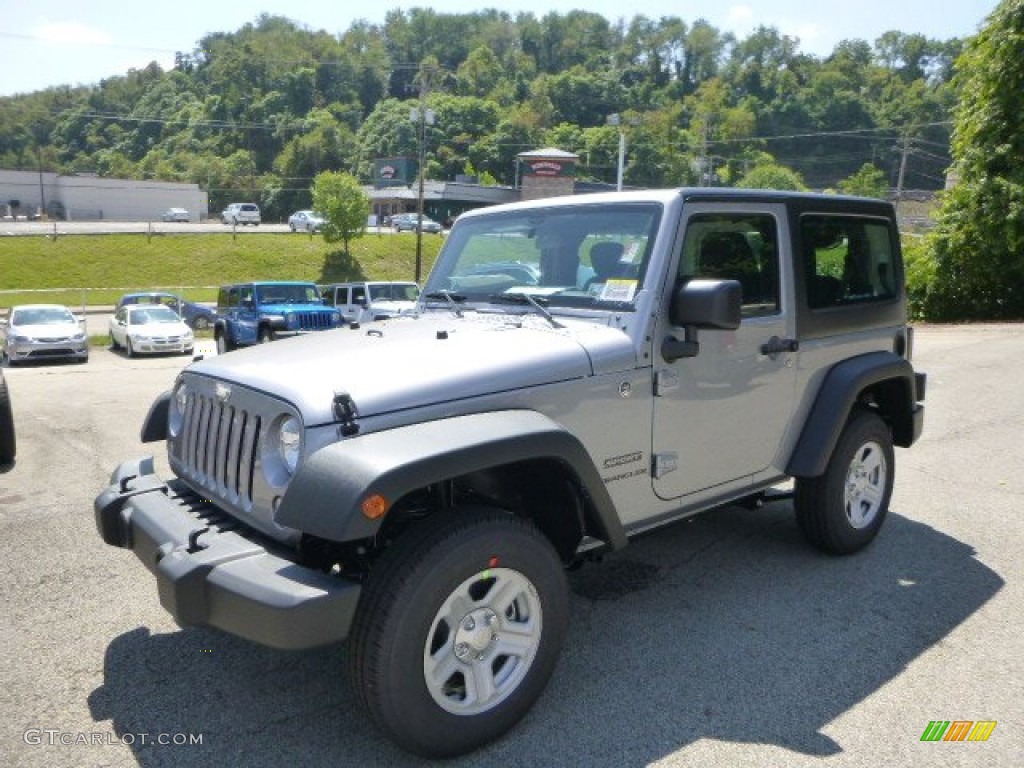 2015 Wrangler Sport 4x4 - Billet Silver Metallic / Black photo #1