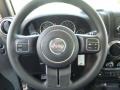 Black 2015 Jeep Wrangler Sport 4x4 Steering Wheel