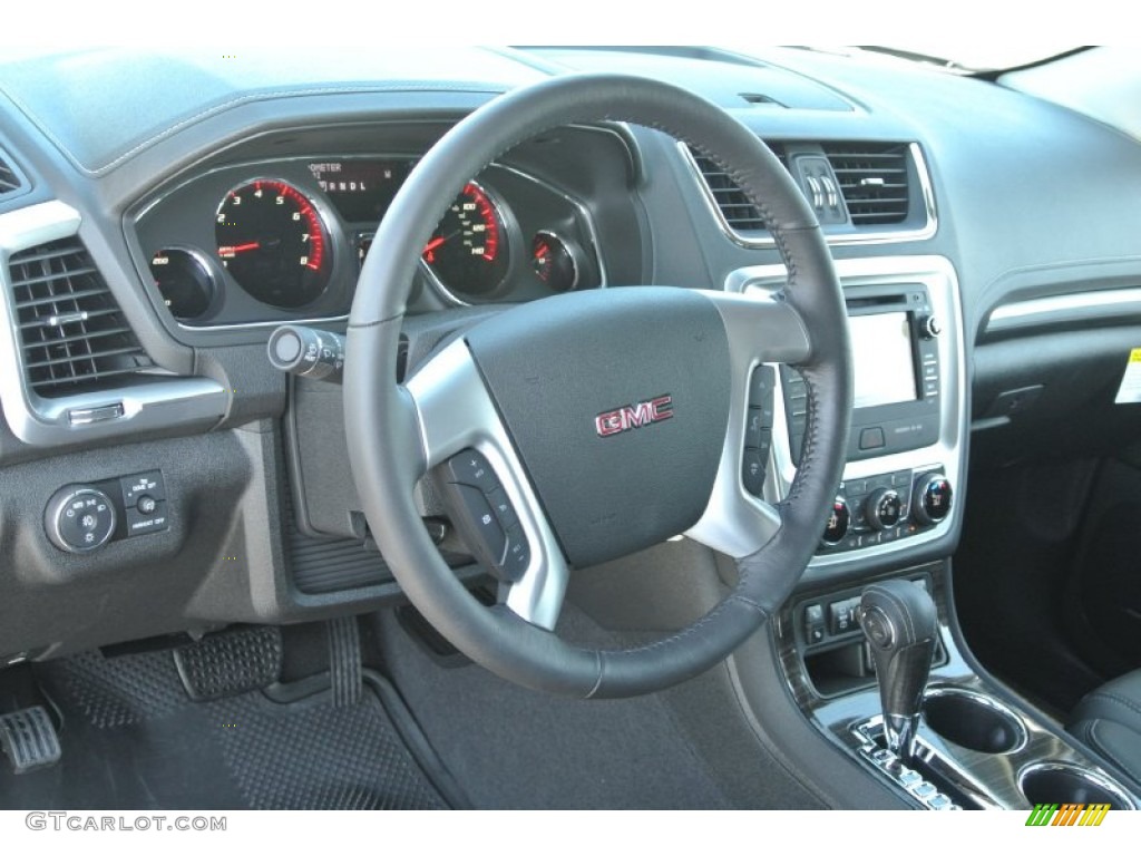 2015 GMC Acadia SLT Ebony Dashboard Photo #96689599