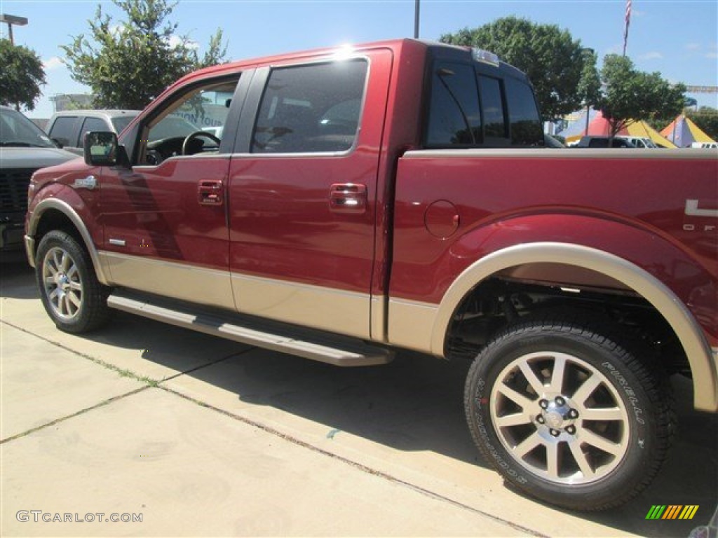 2014 F150 King Ranch SuperCrew 4x4 - Sunset / King Ranch Chaparral/Black photo #4