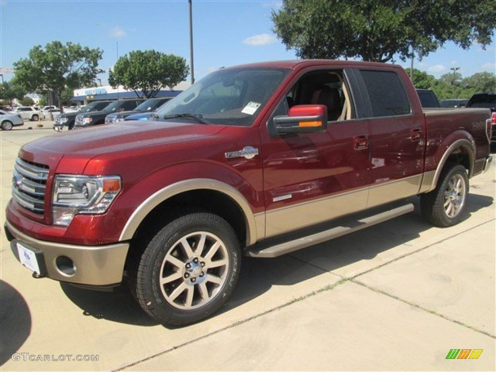 2014 F150 King Ranch SuperCrew 4x4 - Sunset / King Ranch Chaparral/Black photo #26