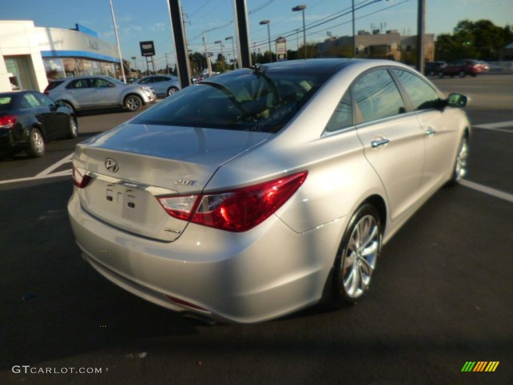 2012 Sonata Limited 2.0T - Radiant Silver / Gray photo #7