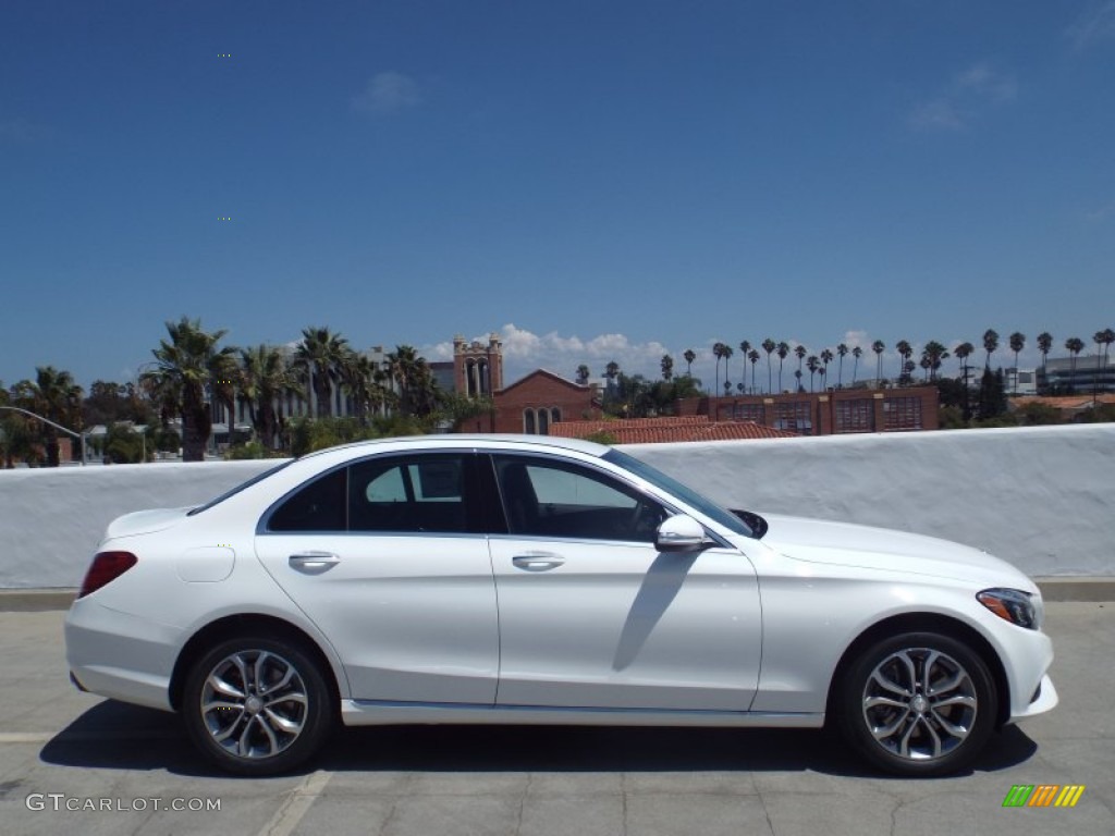 Polar White 2015 Mercedes-Benz C 300 4Matic Exterior Photo #96692059