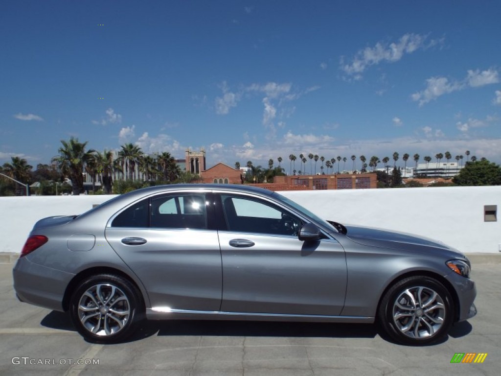 Paladium Silver Metallic 2015 Mercedes-Benz C 300 4Matic Exterior Photo #96692518