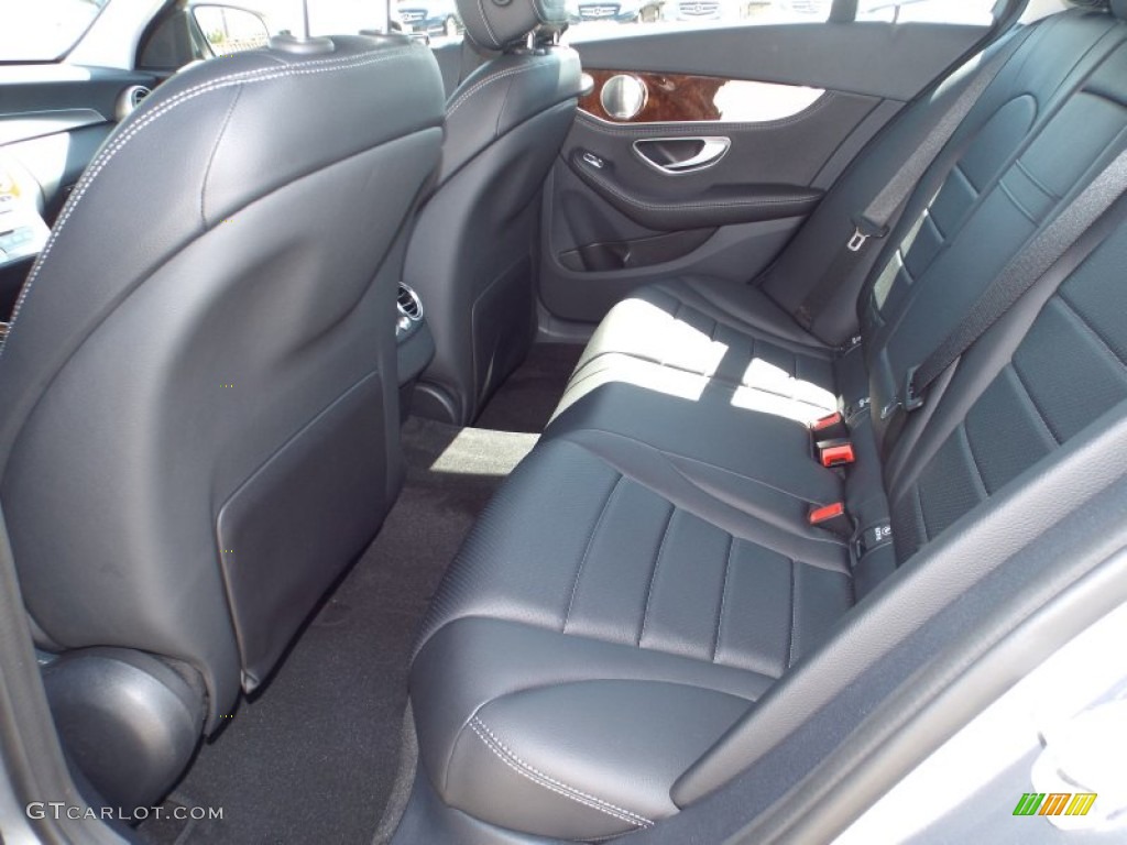 Black Interior 2015 Mercedes-Benz C 300 4Matic Photo #96692629