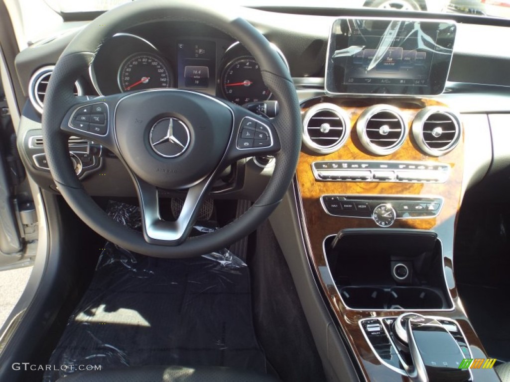 2015 Mercedes-Benz C 300 4Matic Black Dashboard Photo #96692653