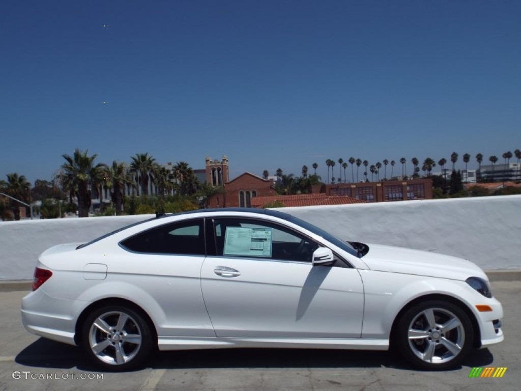 Polar White 2015 Mercedes-Benz C 250 Coupe Exterior Photo #96692764