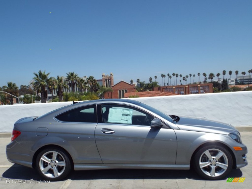 Paladium Silver Metallic 2015 Mercedes-Benz C 250 Coupe Exterior Photo #96693004