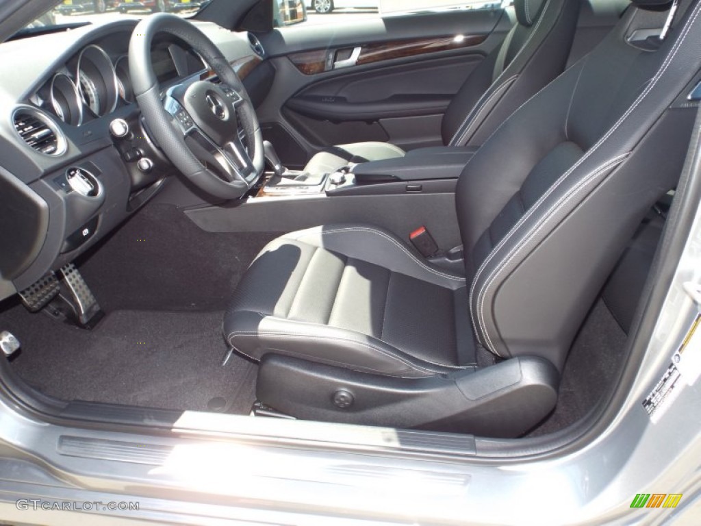 Black Interior 2015 Mercedes-Benz C 250 Coupe Photo #96693097