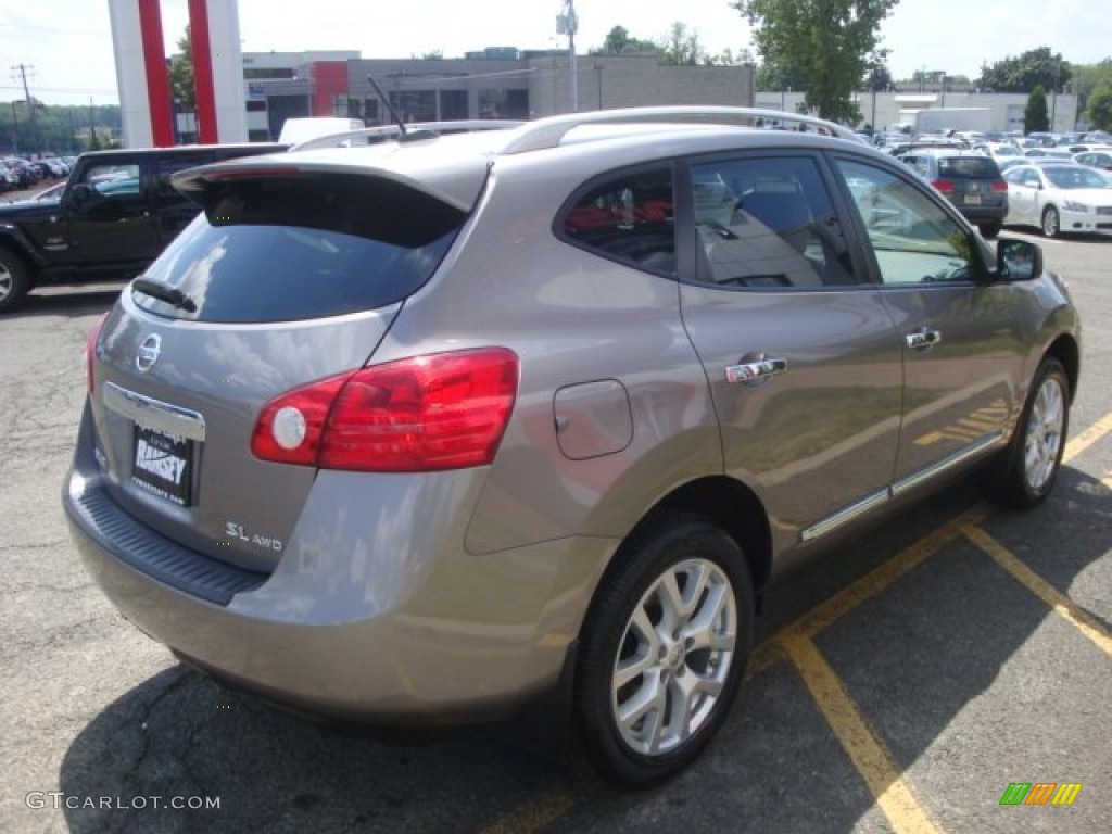 2011 Rogue SV AWD - Gotham Gray Metallic / Gray photo #5