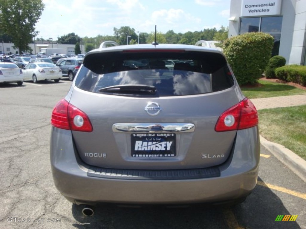 2011 Rogue SV AWD - Gotham Gray Metallic / Gray photo #6