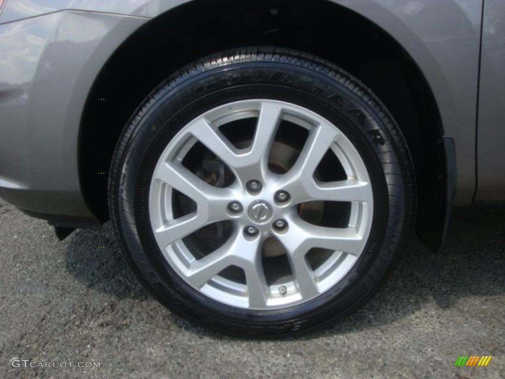 2011 Rogue SV AWD - Gotham Gray Metallic / Gray photo #9