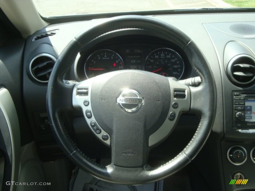 2011 Rogue SV AWD - Gotham Gray Metallic / Gray photo #19