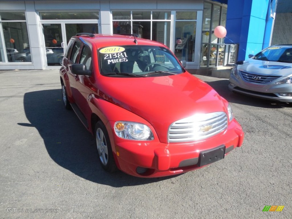 2011 HHR LS - Victory Red / Ebony photo #2