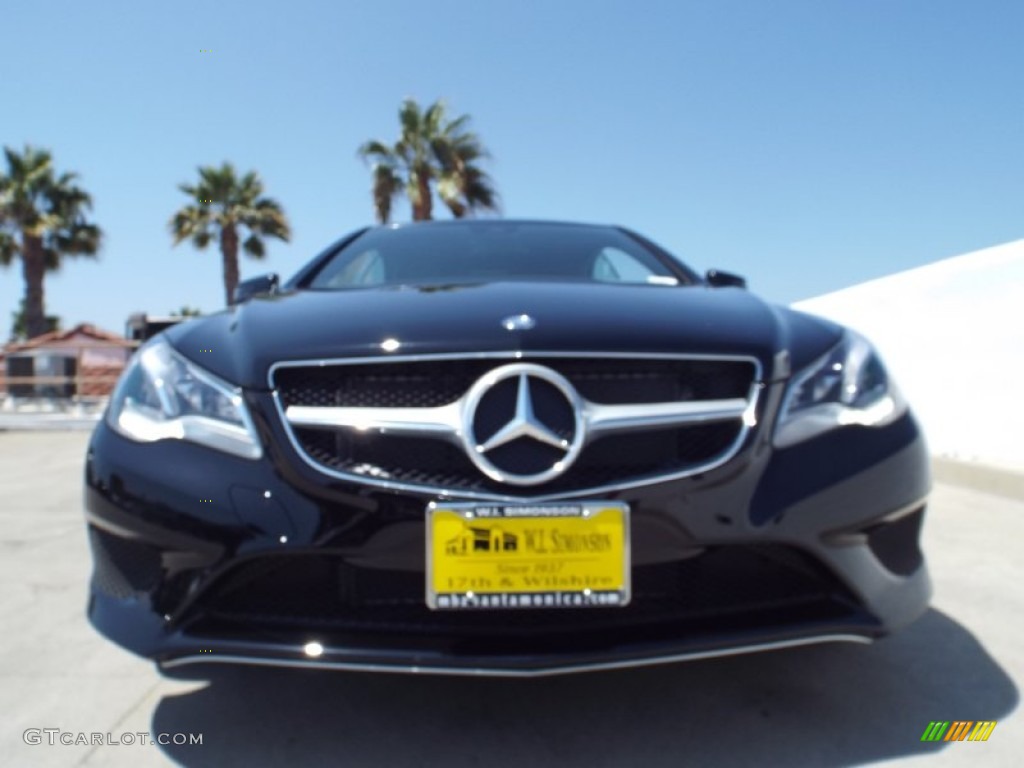 2014 E 350 Coupe - Black / Black photo #2