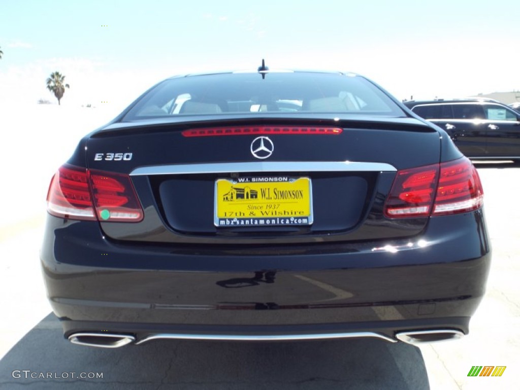 2014 E 350 Coupe - Black / Black photo #5