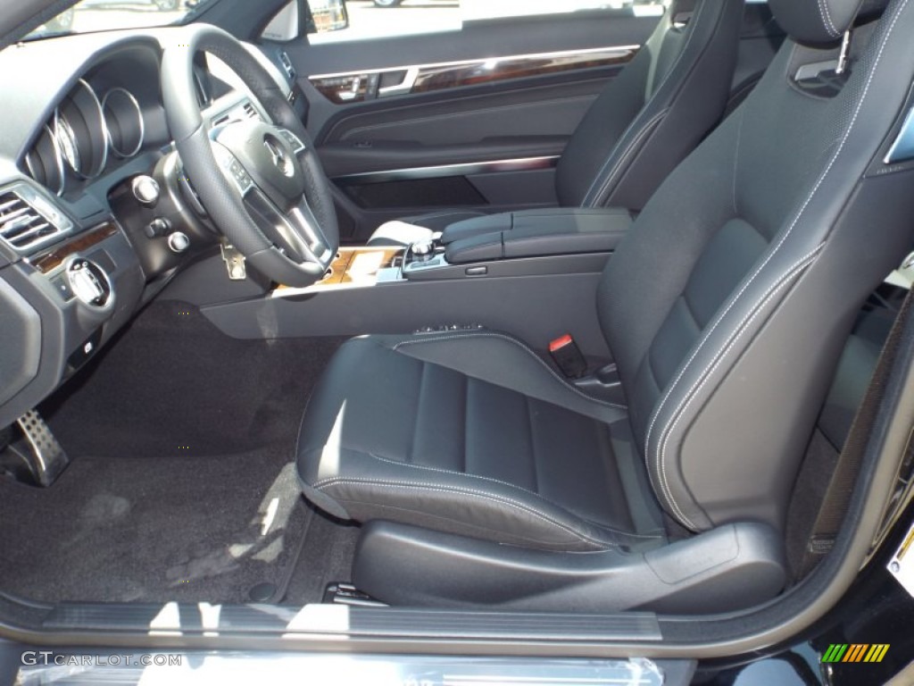 2014 E 350 Coupe - Black / Black photo #7