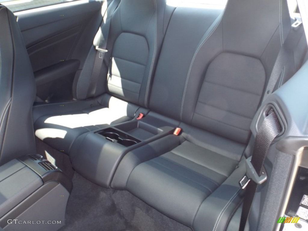 2014 E 350 Coupe - Black / Black photo #8