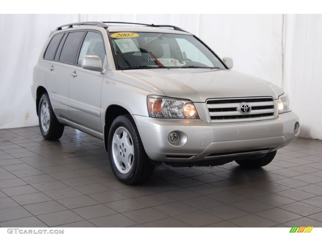 Millenium Silver Metallic 2007 Toyota Highlander V6 Exterior Photo #96694843